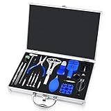 hochwertige koffer test 【Verbessertes Zubehör】Das Uhrmacherwerkzeug Set enthält diverses Zubehörteile, einschließlich Werkzeugen mit verschiedenen Funktionen wie verstellbare Gehäuseöffner, genauer Pinzette, anderem Gehäuseöffner für die Rückseite der Uhr und Uhrarmband-Entferner usw. Größer Einstellbarer Gehäuseöffner können die Uhr mit einem Zifferblattdurchmesser von 18-55 mm erfüllen, kann verschiedene Arten von Gehäusen sowie normale Uhren und sogar Herrenuhren in Übergröße öffnen.