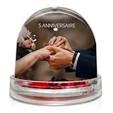 Bola de Corazones. Bola de Nieve Personalizada. Marco de Fotos Original. Regalo Original