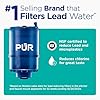 PUR Plus Vertical Faucet-Mount Water Filtration System, Lead-Reducing Filter, Easy Installation, 100-Gallon Capacity, Compatible with External Aerators, Grey #3