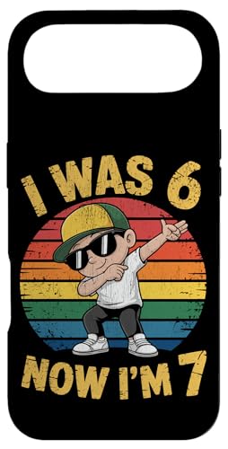 I was Six Now I'm Seven Years Birthday 7th Kids Funny 67 �X�}�z�P�[�X iPhone Air �p