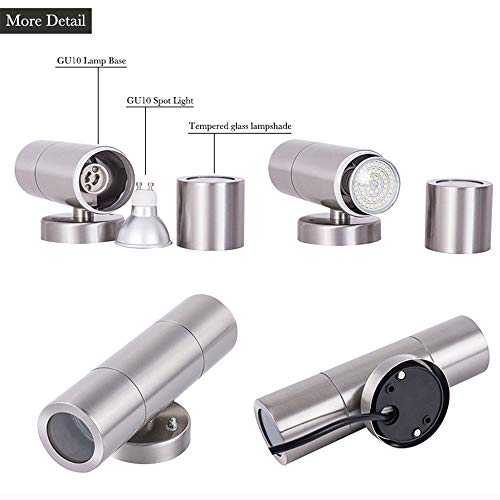 Luz de pared LED para terrazas y pasillos interiores con diseño moderno 6