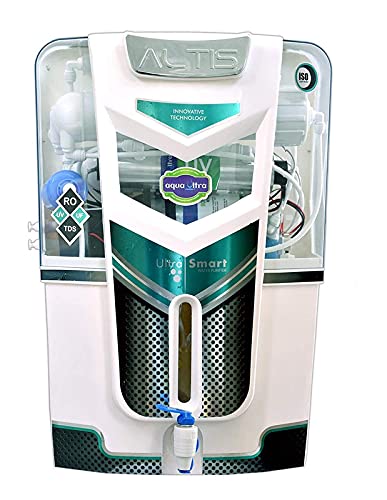 AQUAULTRA 14 L RO, UV, UF, TDS and Mineralizer Water Purifier Ultra Filtration Latest Technology Based Aqua Guard for Home and Offices (White)