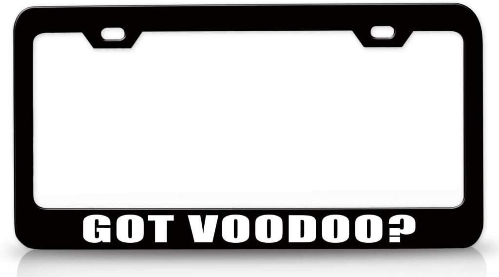 GOT Voodoo Metal Car SUV Truck License Plate Frame Bl a44