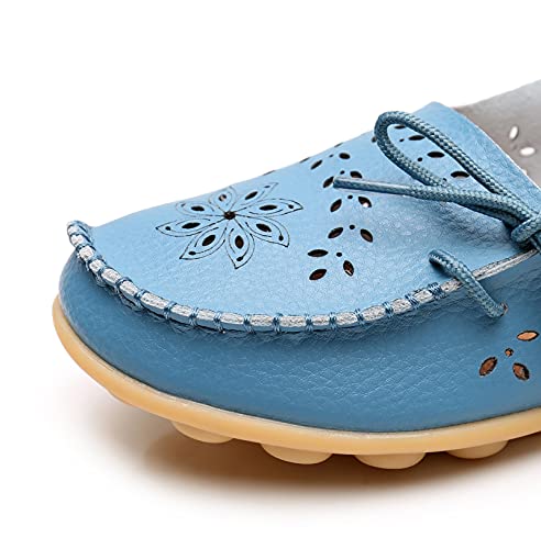 Image of VenusCelia Women's Breathable Comfort Walking Office Flat Loafer