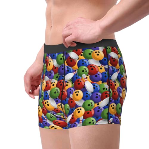 Bowling Colorful Mens Underwear Boxer Briefs For Men’s -2