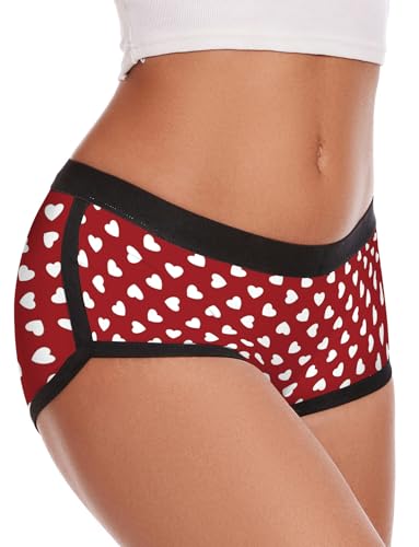Image of Aueyan Womens Boyshorts Panties Stretchy Boxer Briefs Novelty Lounge Sleep Shorts