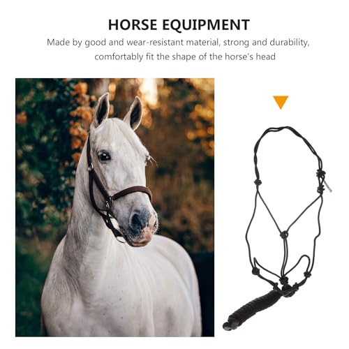 Licol pour cheval en corde multi-nœuds confortable et durable - 7
