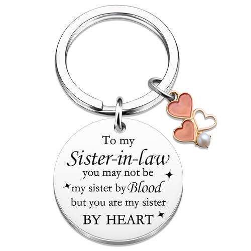 Sister In Law Gifts To My Sister-in-Law Keychain from Sisters