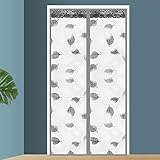 ✿Matériau de haute qualité : le rideau de porte isolant thermique magnétique est fabriqué en matériau EVA respectueux de l'environnement, avec une texture douce, une surface lisse, une sensation confortable, imperméable, facile à nettoyer, avec une barre de gravité en bas, une bonne drapabilité, une forte résistance au vent, anti-vieillissement, un emballage à double ligne, durable.