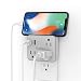Multi Plug Outlet Extender for Cruise Essentials, TANOSEE Wall Outlet Plug Splitter with USB Wall Charger, Multiple Power Outlet Expander with Charging Station