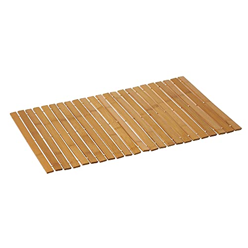 LOLAhome Alfombra de baño laminada de bambú Natural de 40x60 cm