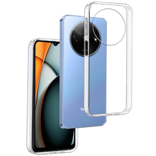 Cover in Gel TPU Trasparente per XIAOMI REDMI A3 4G, Ultra Sottile 0,33 mm, Morbido Flessibile, Custodia Silicone