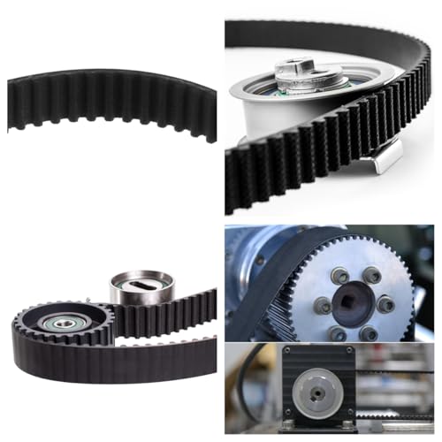 1pcs HTD5M-905 Close Loop Pulley Timing Belt 10mm Width 5mm Pitch 905mm Perimeter,5M-905-10mm Width Black Synchronous Belt Arc-Shaped Teeth,Rubber Drive Timing Belts