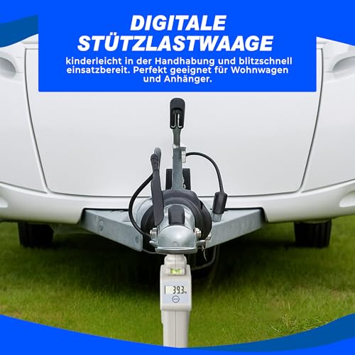 Báscula digital AUTOLIGHT 24 para caravanas con nivel de burbuja y altura ajustable hasta 150 kg 5