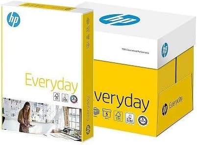 HP: A4 Everyday Paper - White Copy Printer Paper - Box of 5 Reams