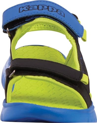 Kappa Mixte Enfant Kana MF K Sandale, Bleu Bleu et Noir, 33 EU