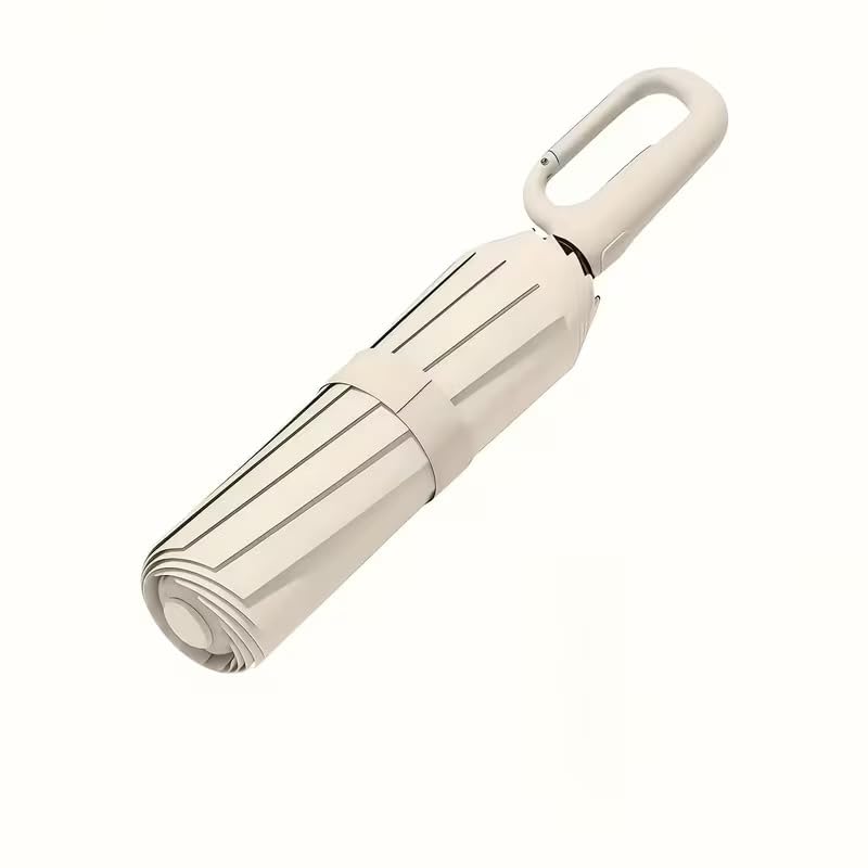 Image of Dwain Reverse Folding Compact Travel Umbrella, Windproof Inverted Design with C Shape Handle, Double Layer Waterproof, for Women & Men