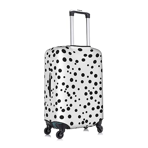 Black And White Polka Dot Luggage Cover, Suitcase Protector, Trolley Case Cover For Medium Luggage, Suitcase Protector.3