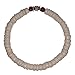 Hawaiian Puka Shell Bracelet with Koa Wood Bead Accent