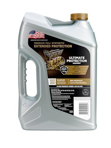 Valvoline 891674 Extended Protection Full Synthetic Motor Oil Sae 0W-20 5 Qt thumb #1