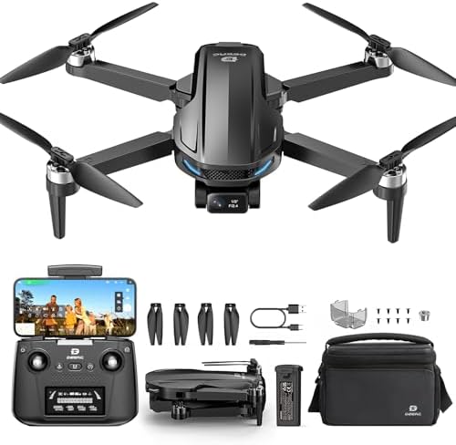 DEERC D65 4K Camera Drone for Adults, 2-Axis Gimbal & EIS, Under ...