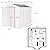 Yardenaler 8x10 FT Metal Outdoor Storage Shed, Garden Tool Shed Kit with Doors & Lock, Waterproof Patio Utility Tool Shed for Garden and Backyard, Gray