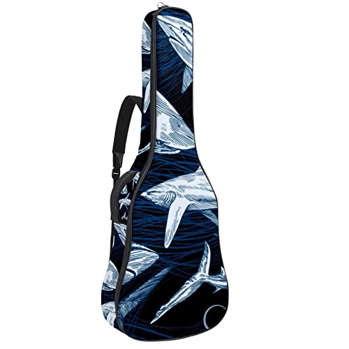 Flèches dessinées à la main, fond blanc, étui de protection rembourré pour guitare classique acoustique, Multicolore 02… - Les Beatles, Paul McCartney, John Lennon, RIngo Starr, George Harrison Flèches dessinées à la main, fond blanc, étui de protection rembourré pour guitare classique acoustique, Multicolore 02…