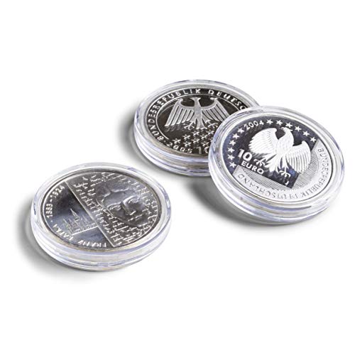 Cápsulas de monedas que evitan el desgaste físico con diámetro de 32.5mm para un guardado hermético 1