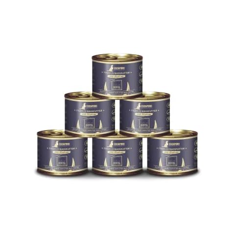 Escapure Hunde Nassfutter Dose | Büffel Dose 6 x 200g Cover