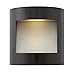Hinkley 1659SK Luna Outdoor Wall Sconce, 1-Light LED 15 Watts, Satin Black