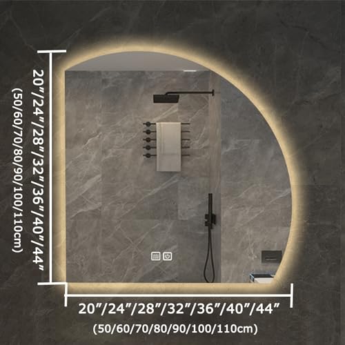 Miroir mural en forme d'éventail pour créer une décoration de pièce esthétique - 7