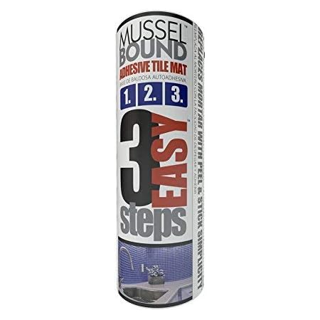 MusselBound 15-sq ft White Plastic Tile Membrane Peel-Set-Grout No Mortar.