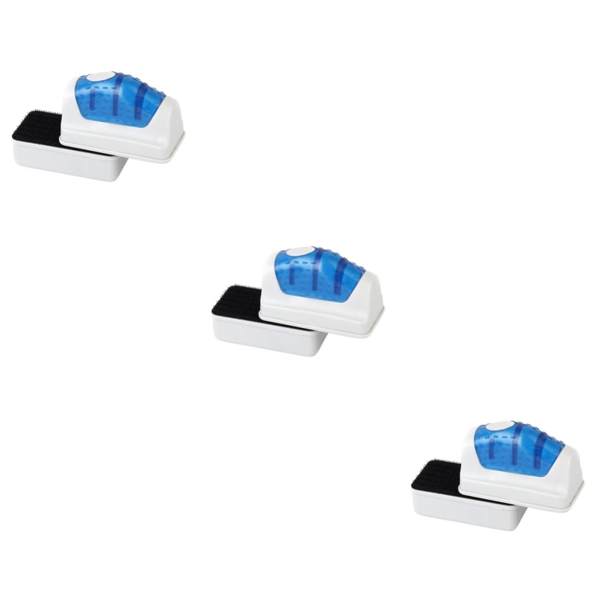 Housoutil 3 Piezas Cepillo para Limpiar vidrios Acuario de Cristal pez limpiacristales magnético Limpiador magnético Cepillo magnético Doble Cara Cepillo para pecera Cepillo de Vidrio