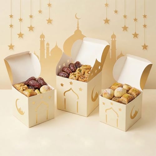 Bubaxuce 10 Stück Zarte Eid Aufbewahrungsbehälter, Praktisch & Modern für Schuldekoration