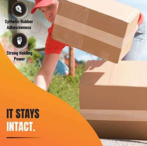 4Pcs Strapping Tape, 1.88" X 30Yds Heavy Duty Packing Tape - 5.5Mil Fiberglass Tape - 2X Thicker Shipping Tape - Synthetic Pet Adhesive Filament Tape - Reinforced Packing Tape For Moving Boxes #TOP2