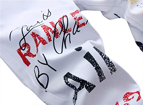 Enrica Men's Casual Skinny Printed Stretch Denim Jeans Pants4