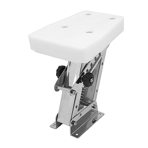 Au?enbordmotorhalterung, 110 Lbs Lastverstellbare Hilfsbootmotorhalterung Hochfeste, Rostfreie, Robuste Struktur 7,5 Bis 20 PS 2-Takt-Motoren,Ersatzteile Boote,Yachten