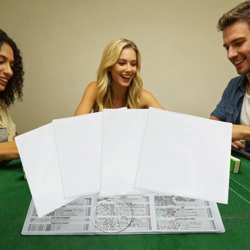 Fundas Protectores para Cartas Mahjong 6.12 x 4.75 4 Paquetes miniatura 2