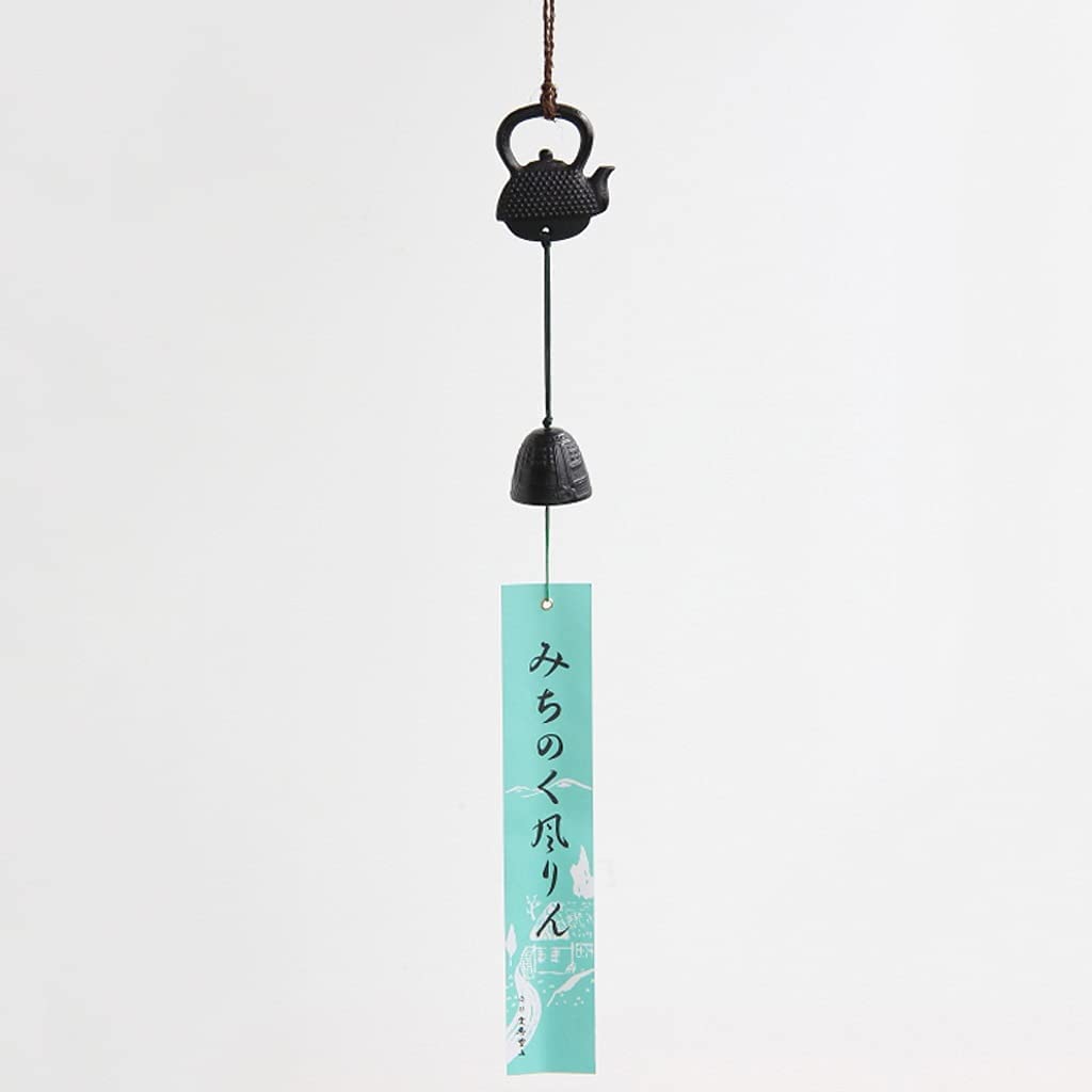 Carillon Vent Cloche De Carillon Vent Bouilloire Fer pour L'extérieur Unique Arrosoir Conception Jardin Suspendu Décoration Feng Shui Décoration