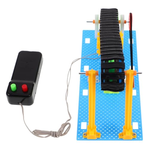 SOPOTUTU DIY Electric Conveyor Belt Kit - Interactive Preschool Learning for Early Stem Education Fun Assembly Model for Science Engineering Projects