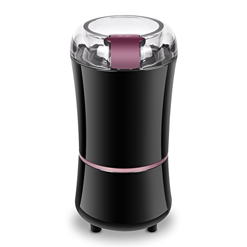 Elektrische Kaffeemühle 300W Schlagmesser Kräftige für Kaffee, Nüsse,Gewürze Schlagmesser Kaffeemühle Cover