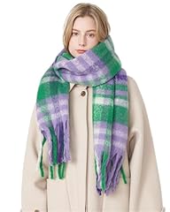 Plaid-purple/Green