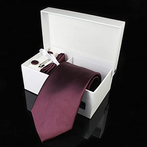 Set de corbata formal de seda para hombre