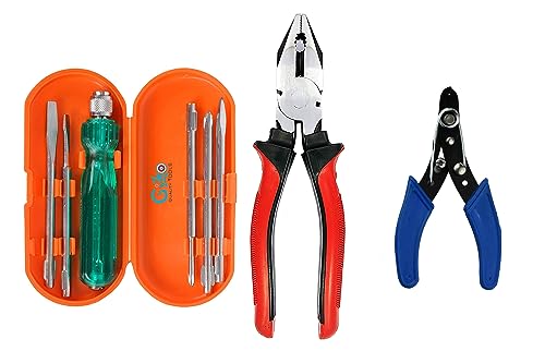 See full amazon price history chart for GIZMO Tools For Home | Screwdriver Set | Screwdriver Set Tools Kit | Hand Tool Set With Lineman Plier, Wire Cutter & 5 Piece Screwdriver Set | Electrical Tools GIZMO Tools For Home | Screwdriver Set | Screwdriver Set Tools Kit | Hand Tool Set With Lineman Plier, Wire Cutter & 5 Piece Screwdriver Set | Electrical Tools (B0CFHWXMJT) Amazon Price History, Amazon Price Tracker
