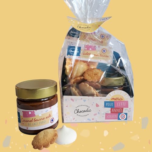 Coffret cadeau BOX GOURMANDE fin d'année scolaire remerciements pour maitressse maitre ou atsem - Gourmandises - Chocolat Merci