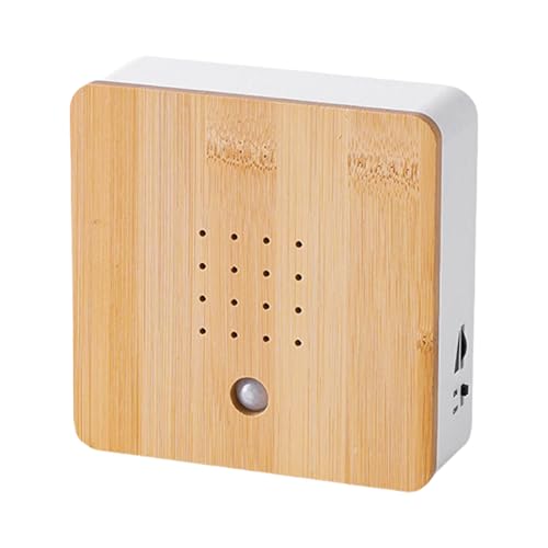 Bird Chirping Sound Box, Bird Singing Speaker with Motion Sensor, Singing Bird Box with Nature Sounds, Natrual Birds Sensor for Bathroom, Spa, Guest, Toilet and Relaxation,12x12x4cm