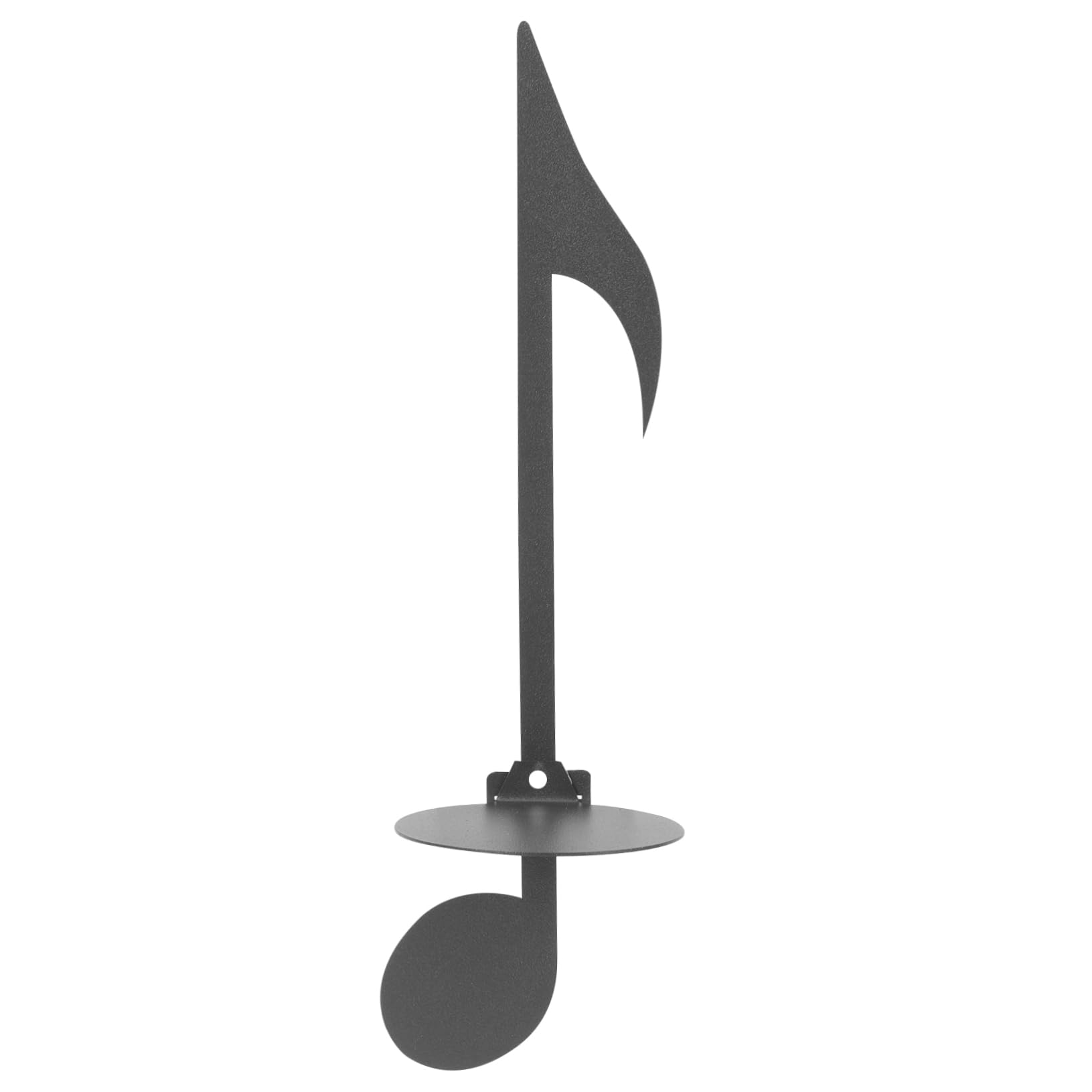 Cabilock Metal Wall Hanging Candle Holder Music Notes Candle Decor Wall Mount Sconce for Home Unique Decorative