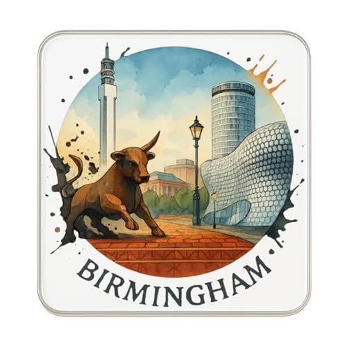 Aimant de réfrigérateur Birmingham souvenir Angleterre idée cadeau