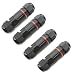 4 Piezas Conector de Cable IP68 Impermeable Cajas de Empalmes para Ø1-13...