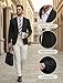 Vssjavun Men's Casual Blazer Suit Jackets 2 Button Lightweight Fashion Wedding Sport Coats Black